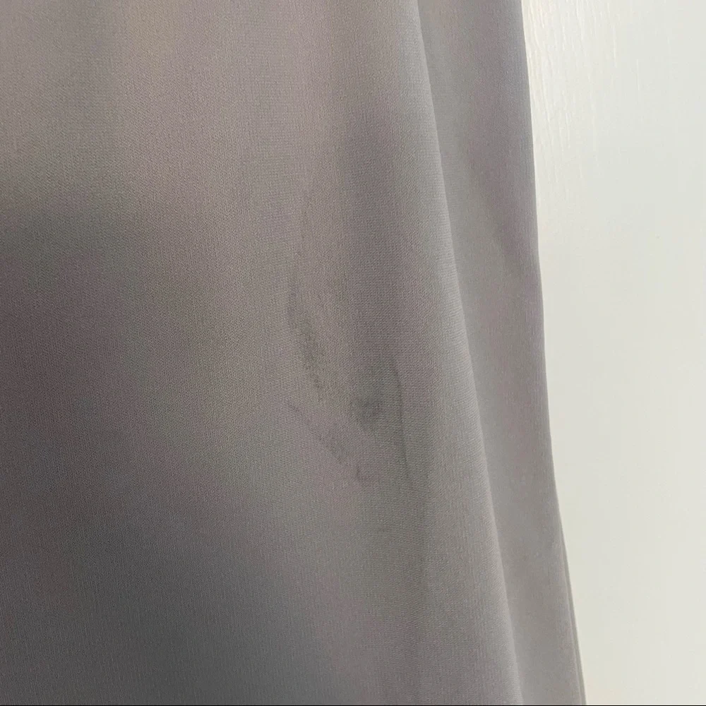 Uniqlo Gray Greenish Gaucho Wide Leg Stretch Flowy Pants Capris Elastic XL - Picture 6 of 12